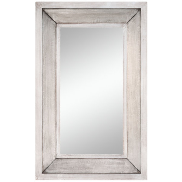 One Allium Way Rectangular Wall Mirror with Silver Finish & Reviews